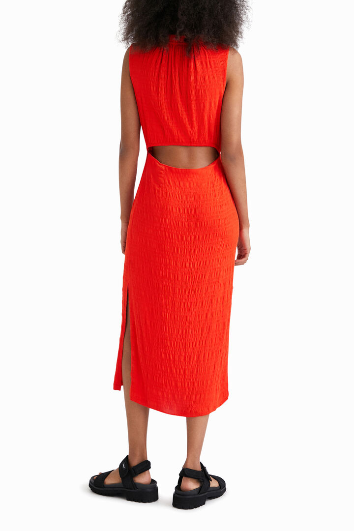 Vestit midi textura | Desigual