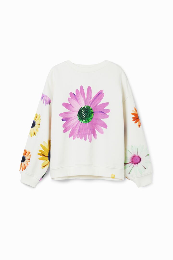 Sudadera oversize margaritas | Desigual