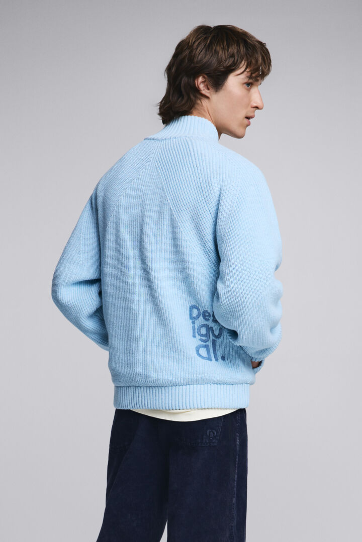 Gebreide trui met dubbele rits | Desigual