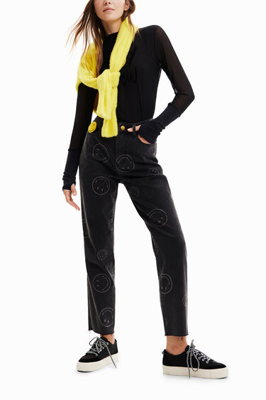 Smiley® mom jeans | Desigual