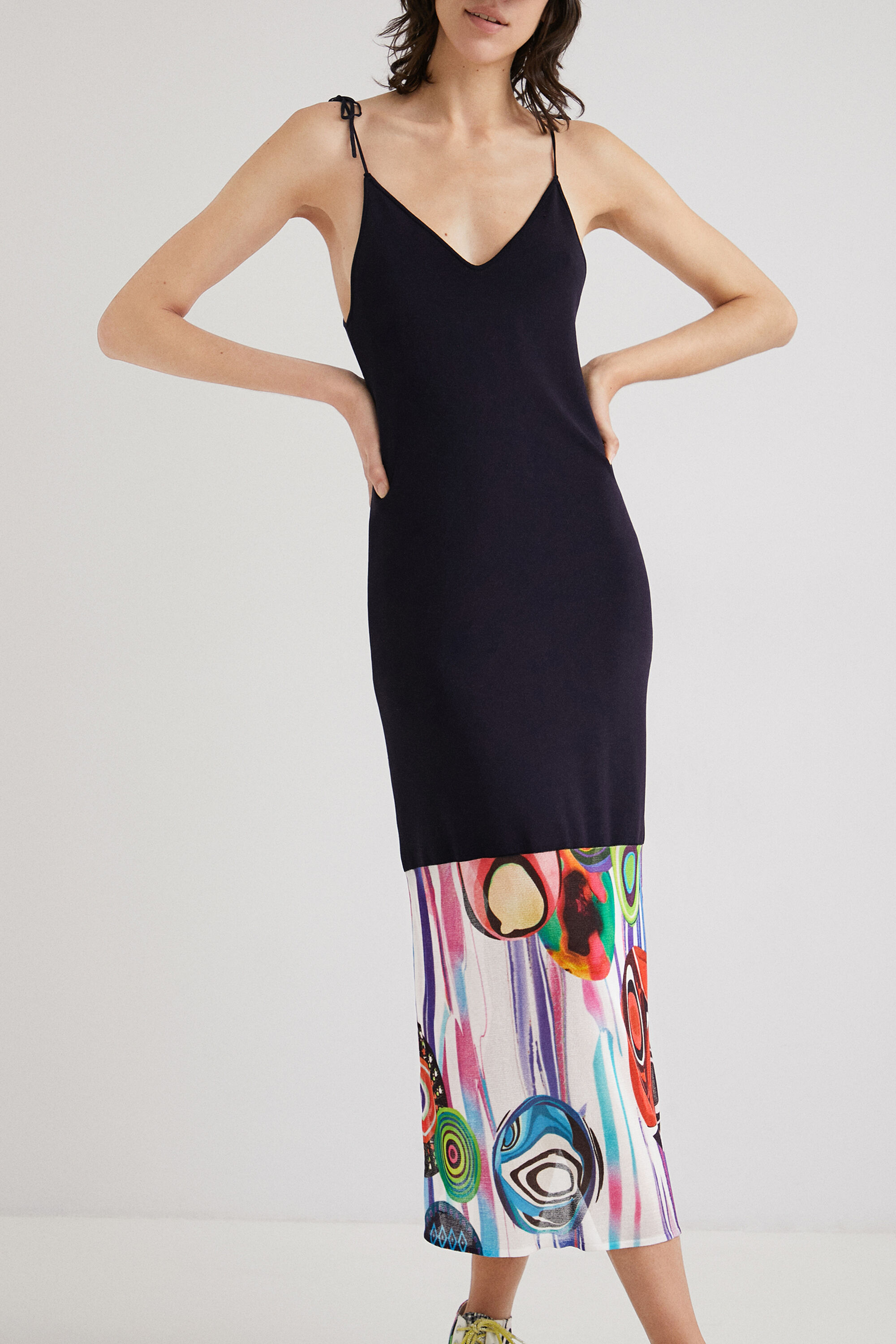 Arty hem dress