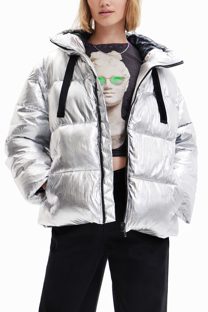 Chaqueta padded mangas desmontables | Desigual