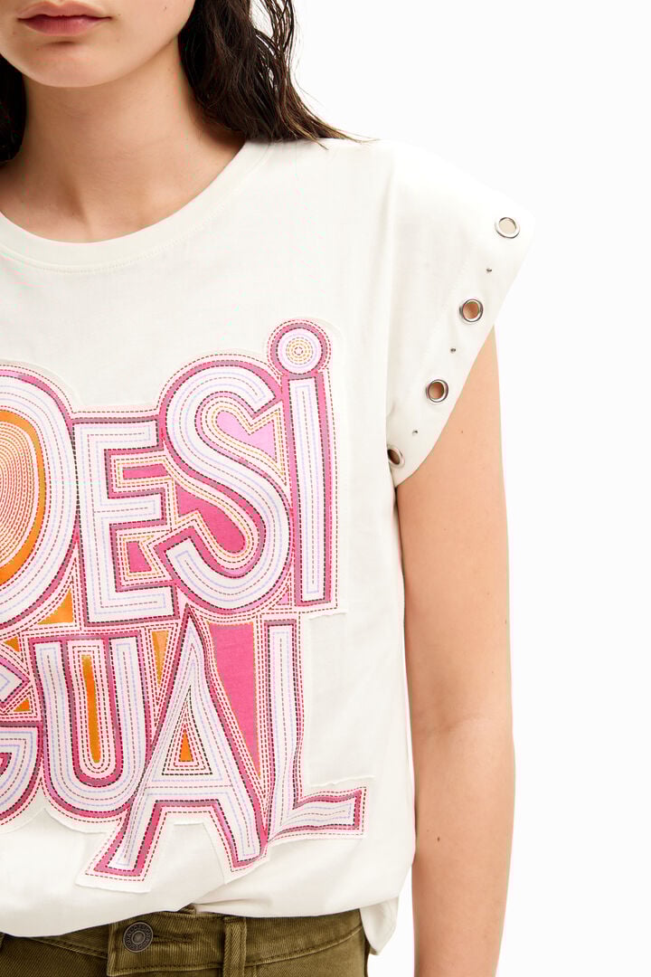 Koszulka z naszywką i logo | Desigual
