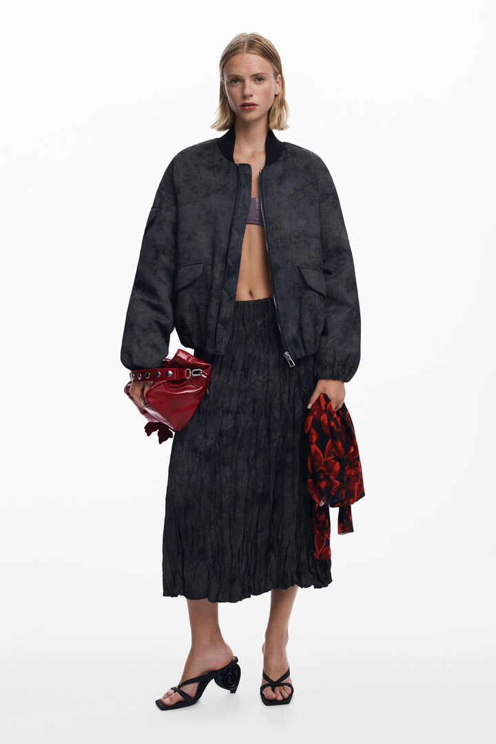 Bestickte Bomberjacke | Desigual