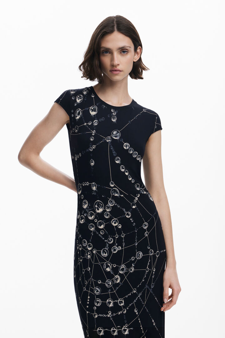 Tyler McGillivary woven midi dress | Desigual