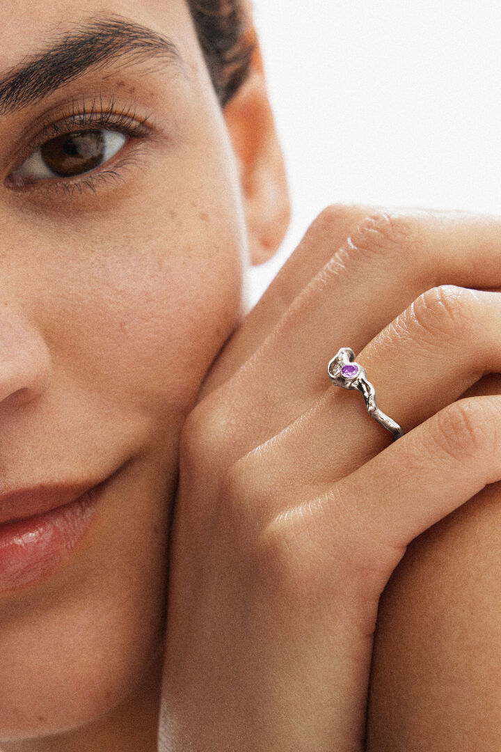 Ring Zirkonia Goldbad Zalio | Desigual