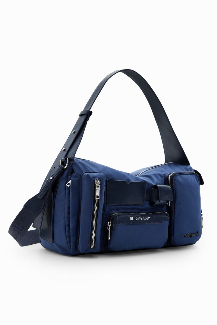 Large nylon pockets bag | Desigual