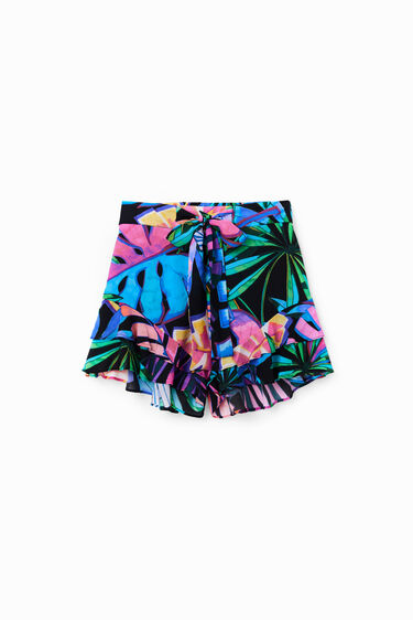 Shorts volantes tropical | Desigual