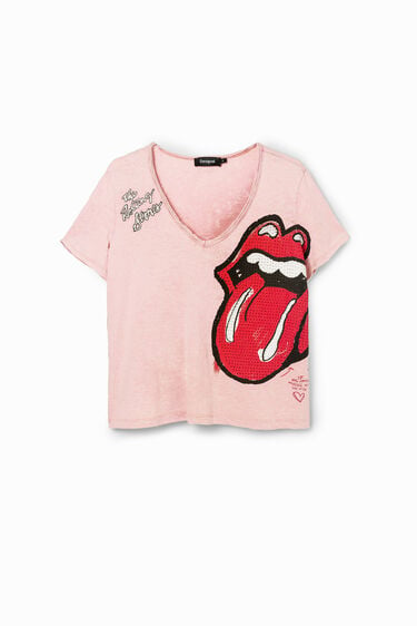Maglietta strass The Rolling Stones | Desigual