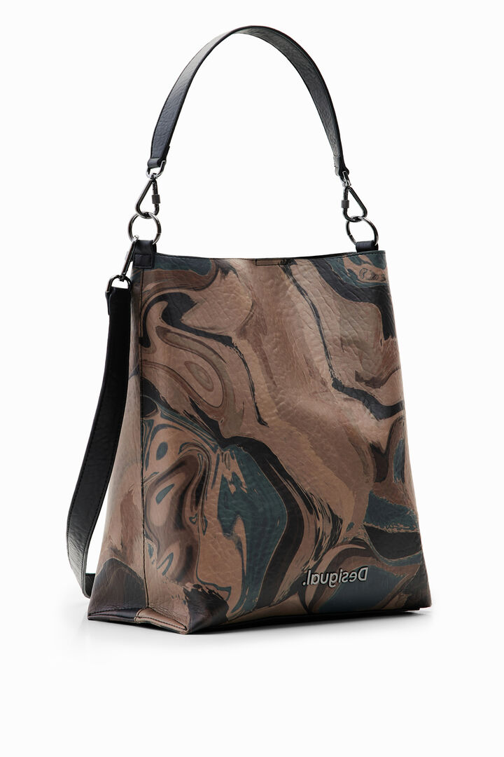 Camouflage bucket bag | Desigual