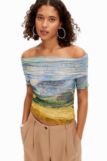 T-shirt bandeau Vincent Van Gogh | Desigual