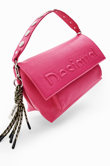 Midsize half-logo crossbody bag | Desigual