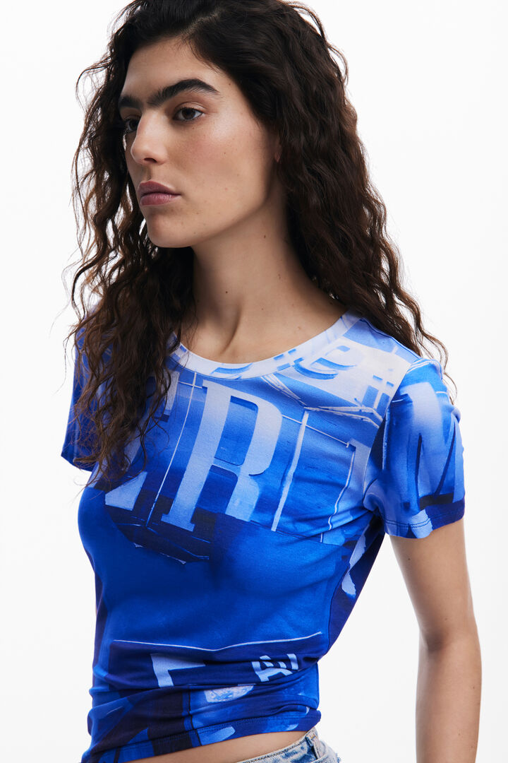 Signal print T-shirt | Desigual