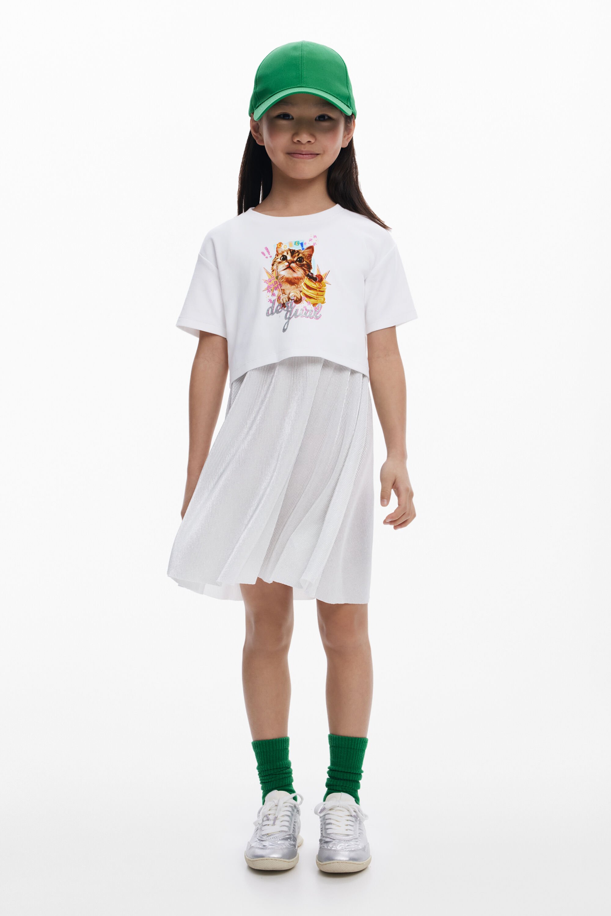 2-in-1-Kleid Katze