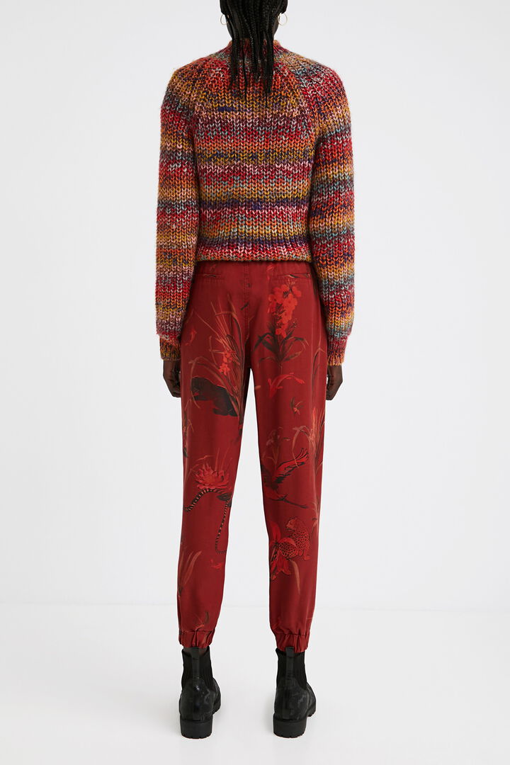 Print Tencel joggers | Desigual
