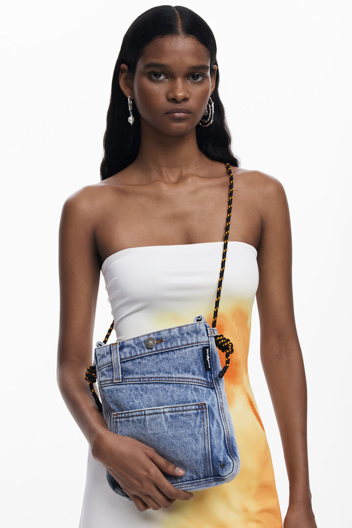 Bolso tote denim mediano | Desigual