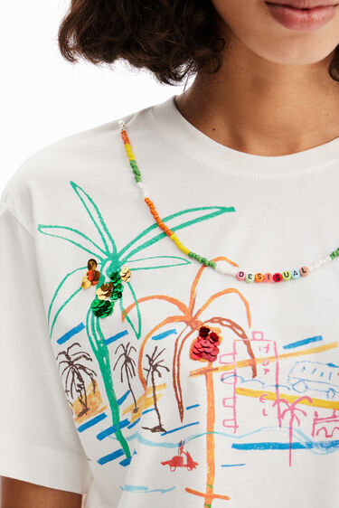 Samarreta il·lustració collaret | Desigual