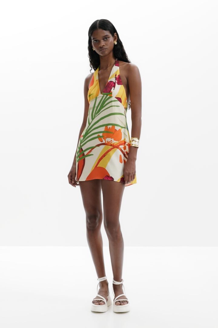 Robe courte tropicale | Desigual