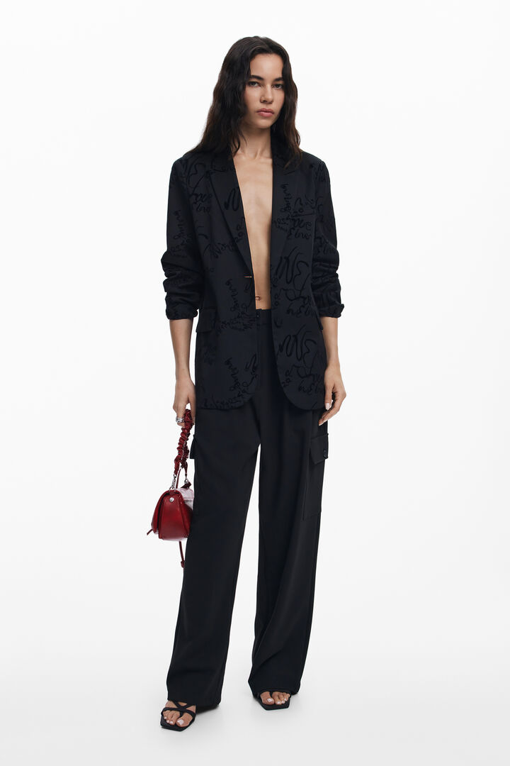 Lettering blazer | Desigual