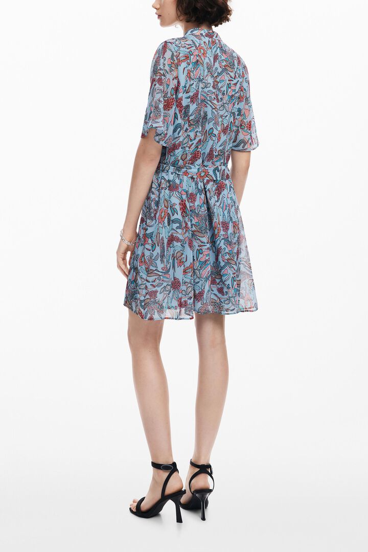 Vestido midi motivos florales | Desigual