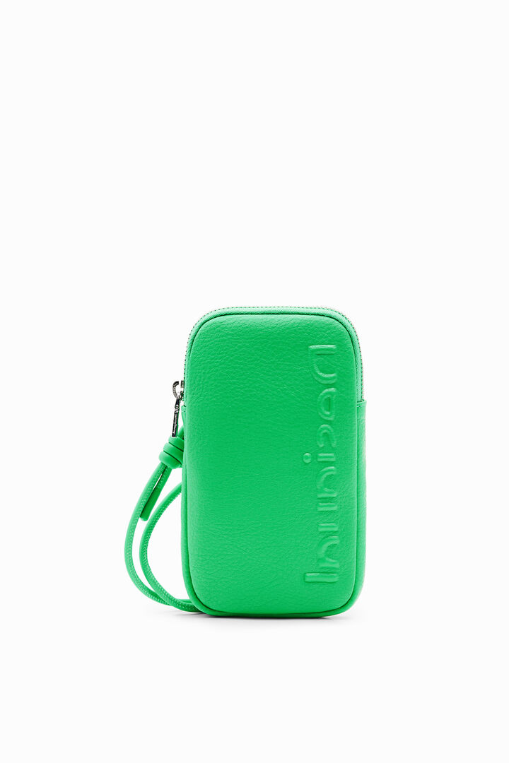 Leather-effect wallet smartphone holder | Desigual