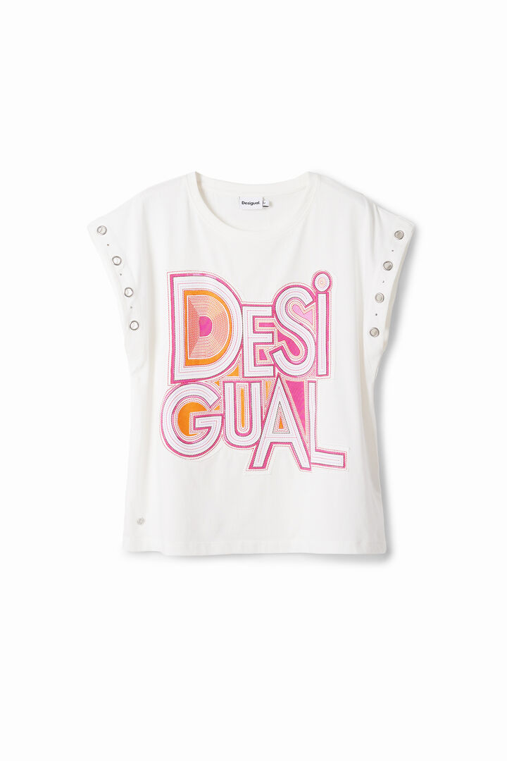 Koszulka z naszywką i logo | Desigual