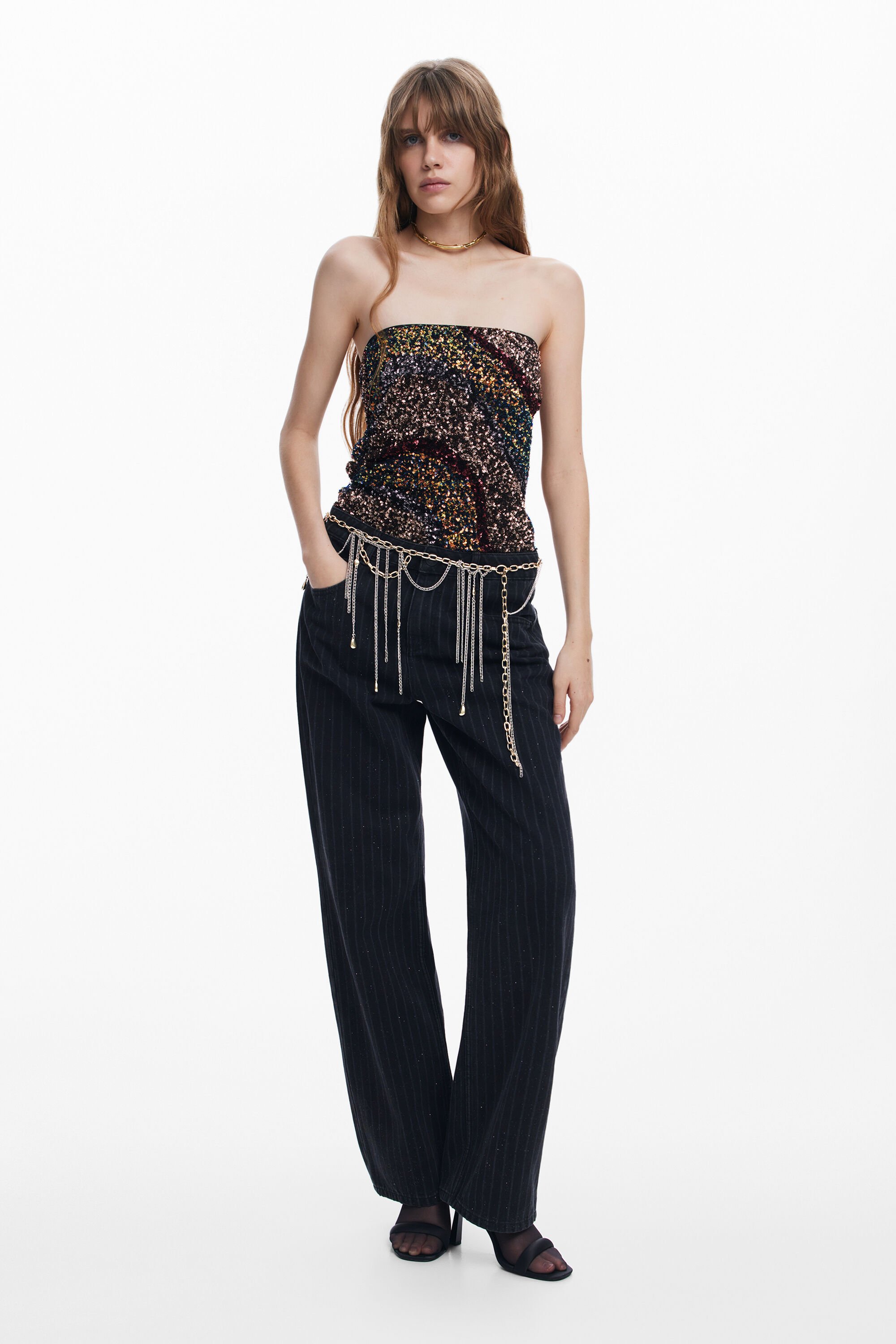 ノースリーブニットトップ 女性用 I Desigual.com