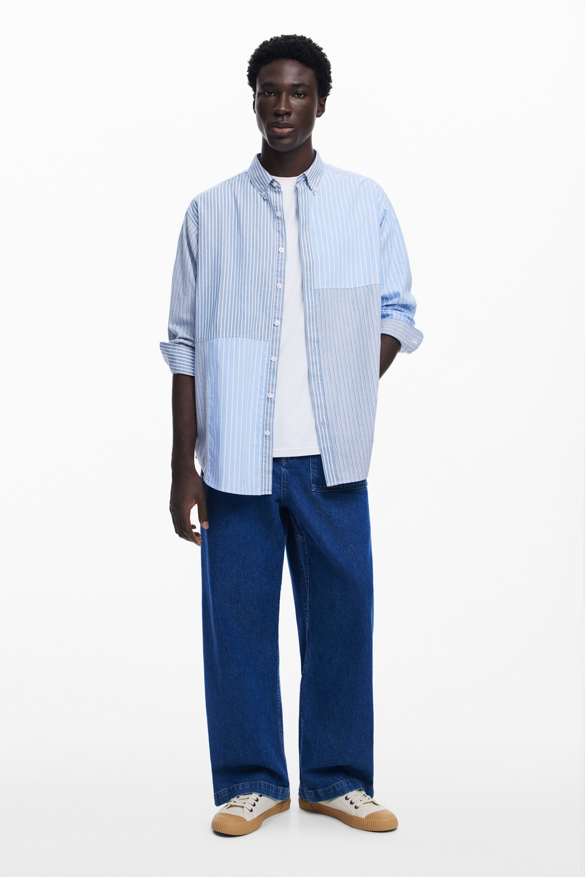 Camicia a righe da uomo I Desigual