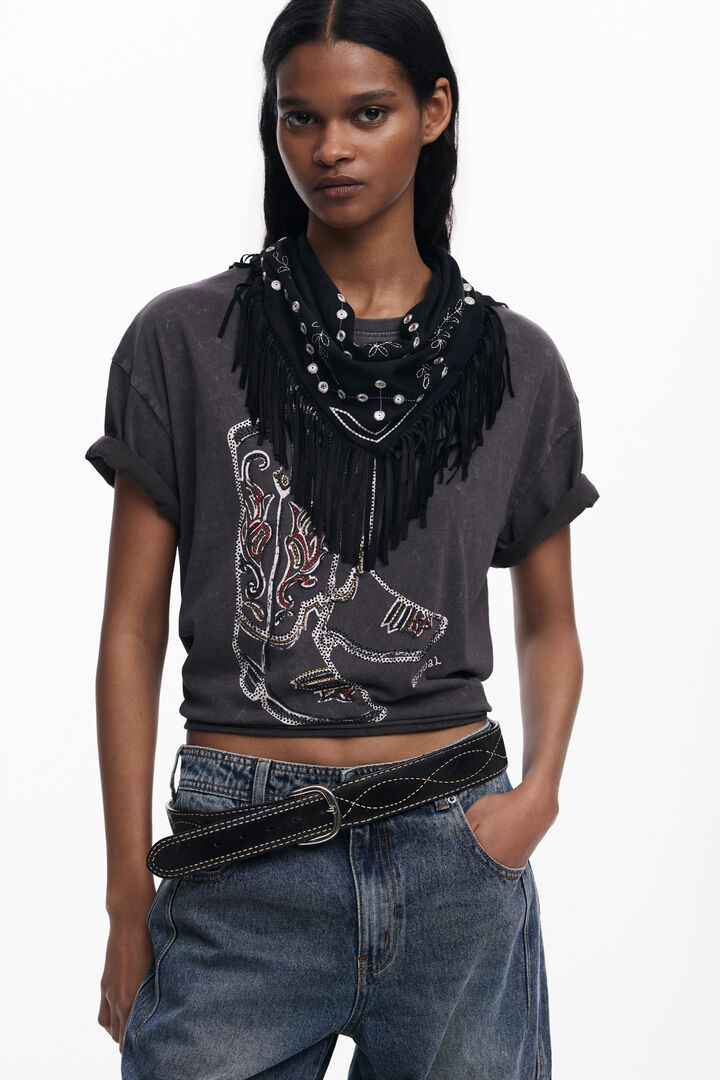 Cowboy boots T-shirt | Desigual
