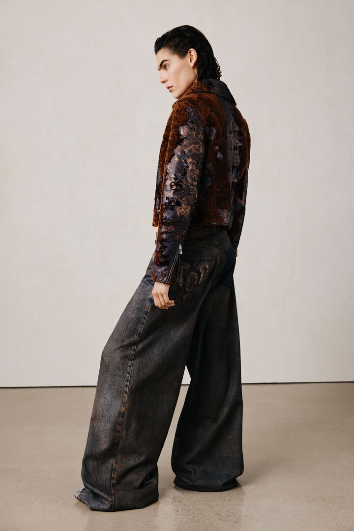 Burnt Studio leather jacket | Desigual