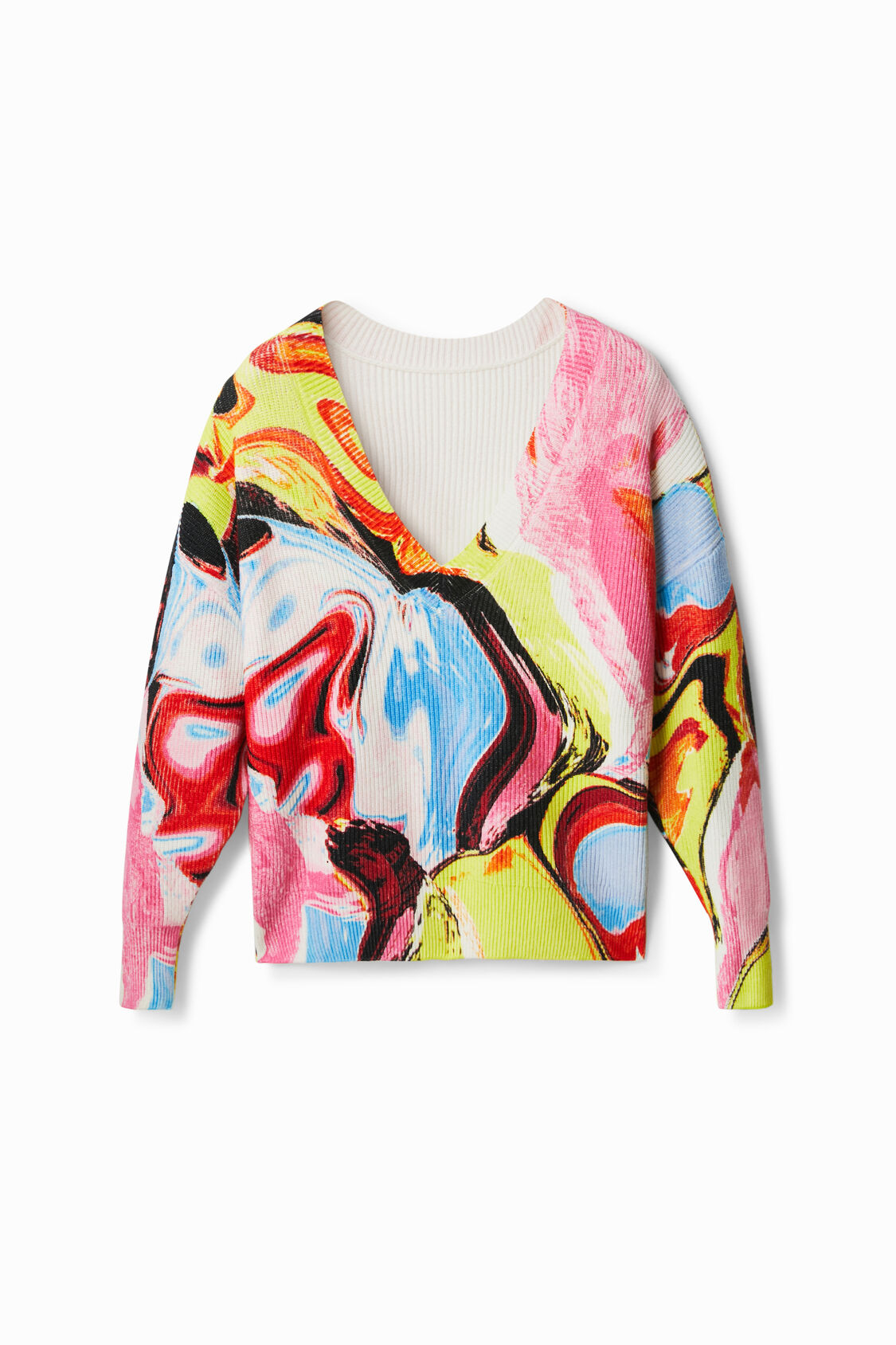 metal Estereotipo Masaje Jersey multicolor | Desigual.com