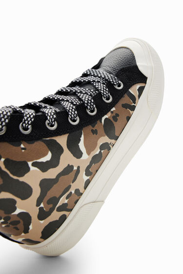 Sneakers canya alta animal print | Desigual