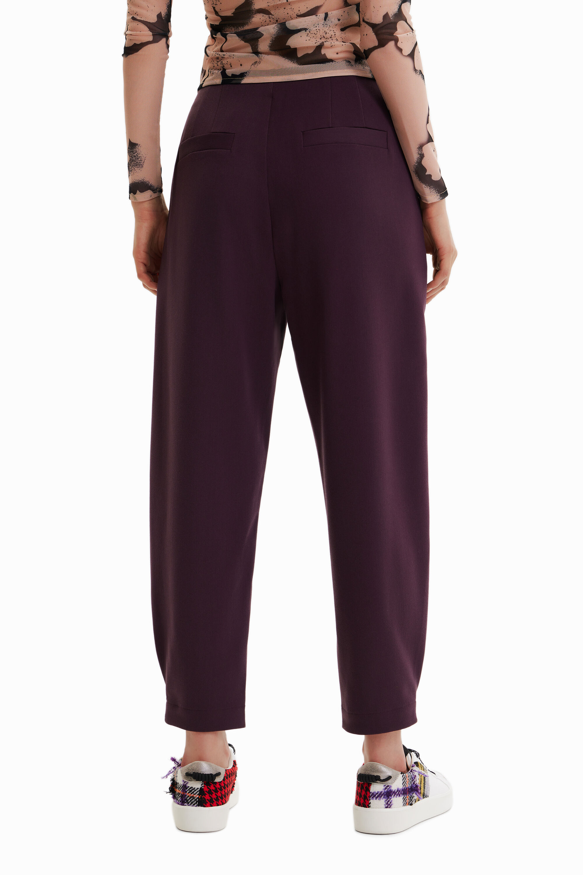 Pantalon fluide court