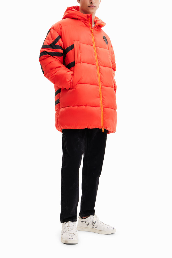 Long puffer coat | Desigual