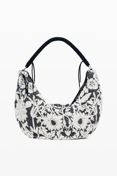 LARGE FLORAL BUCKET BAG