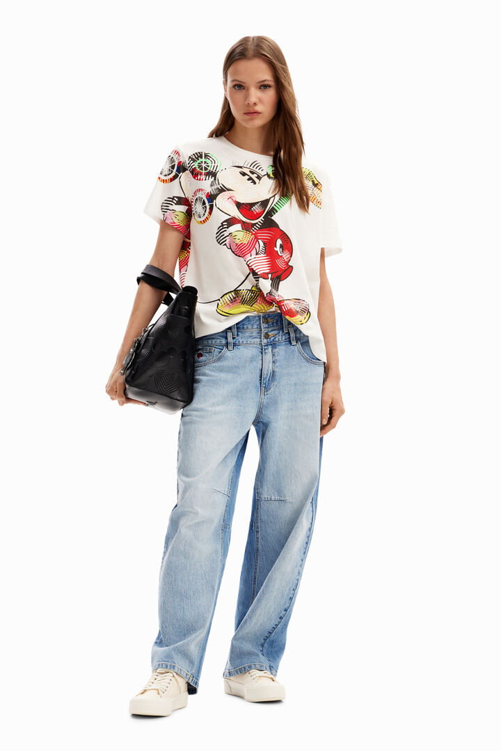 Arty Mickey Mouse T-shirt | Desigual