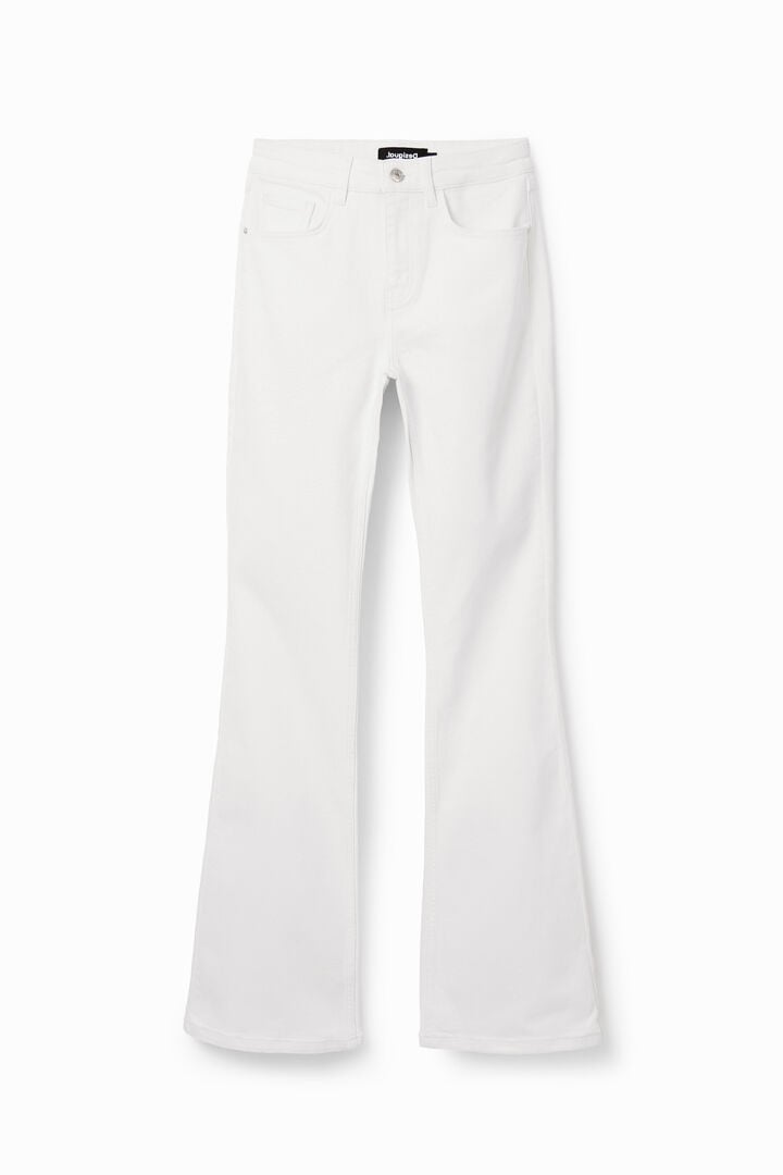 Spodnie dżinsowe flare long