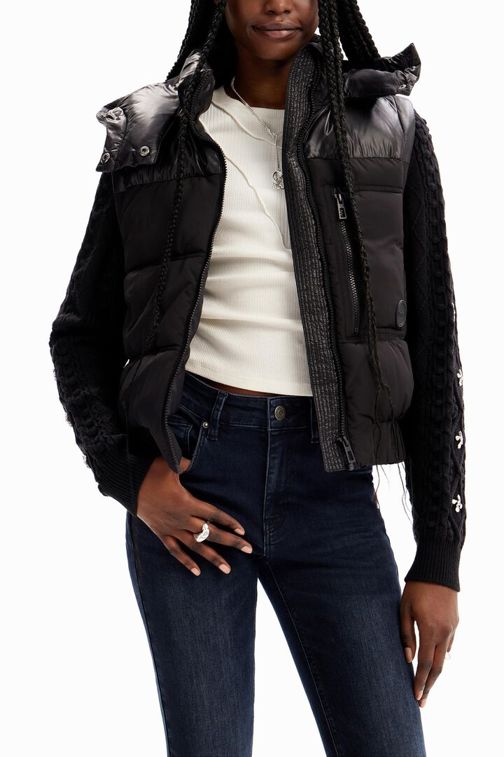 Chaqueta acolchada desmontable | Desigual