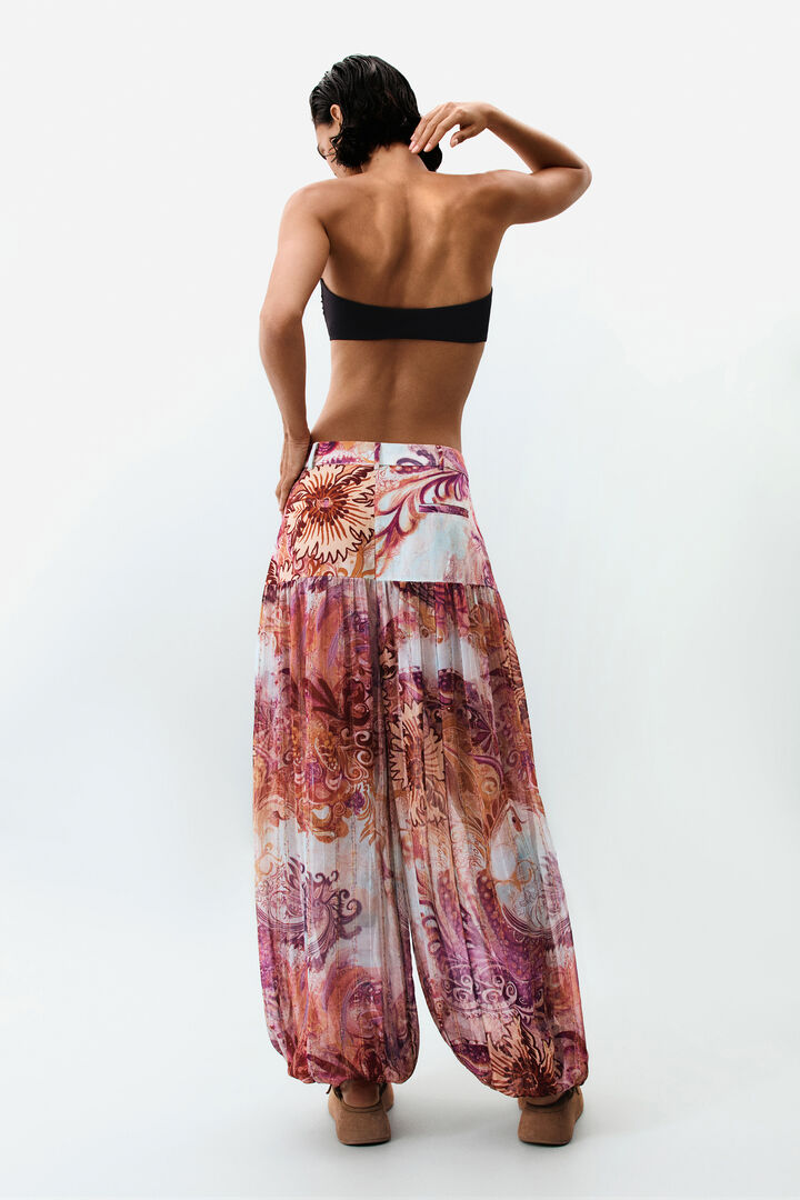 Printed harem pants | Desigual