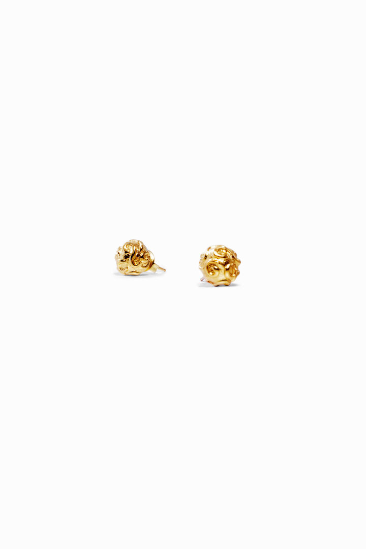 Orecchini sfera placcati oro Zalio | Desigual