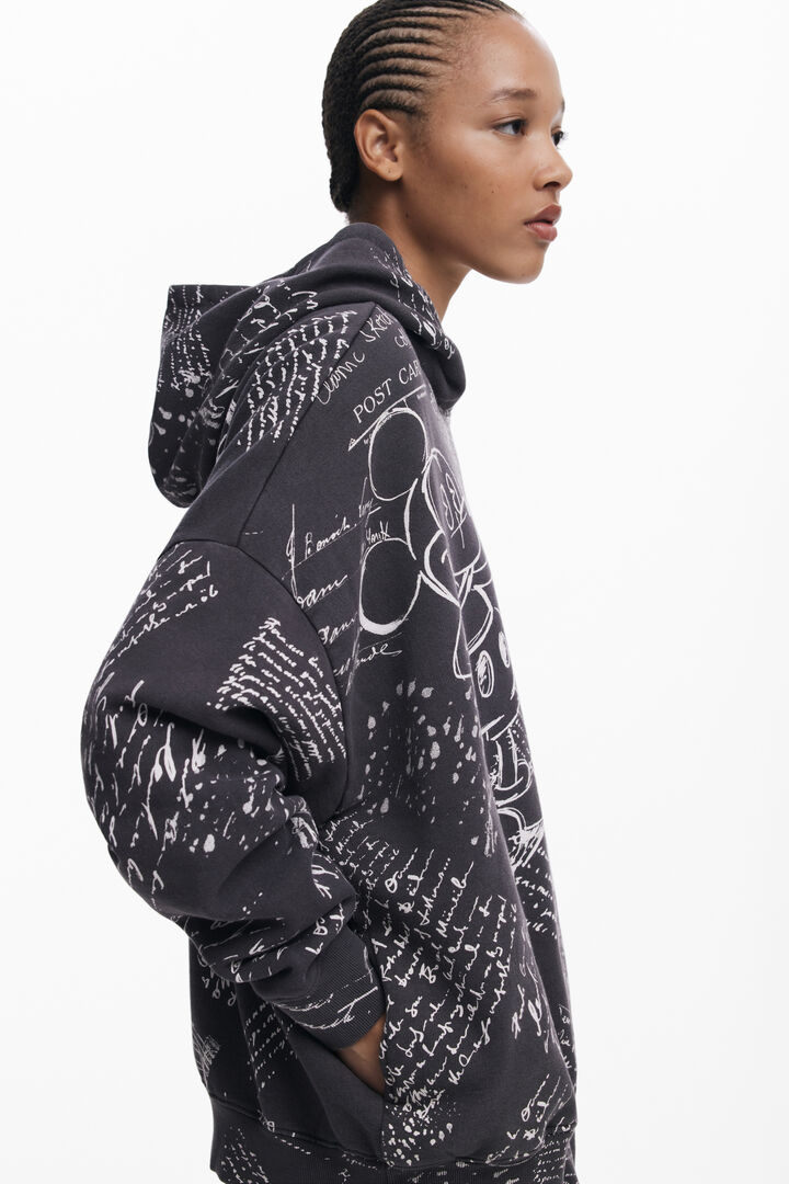 Sweat-shirt Mickey™ lettering pour femme I Desigual.com