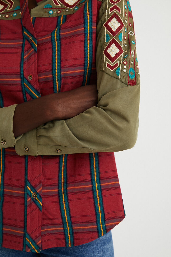 Boho tartan shirt | Desigual