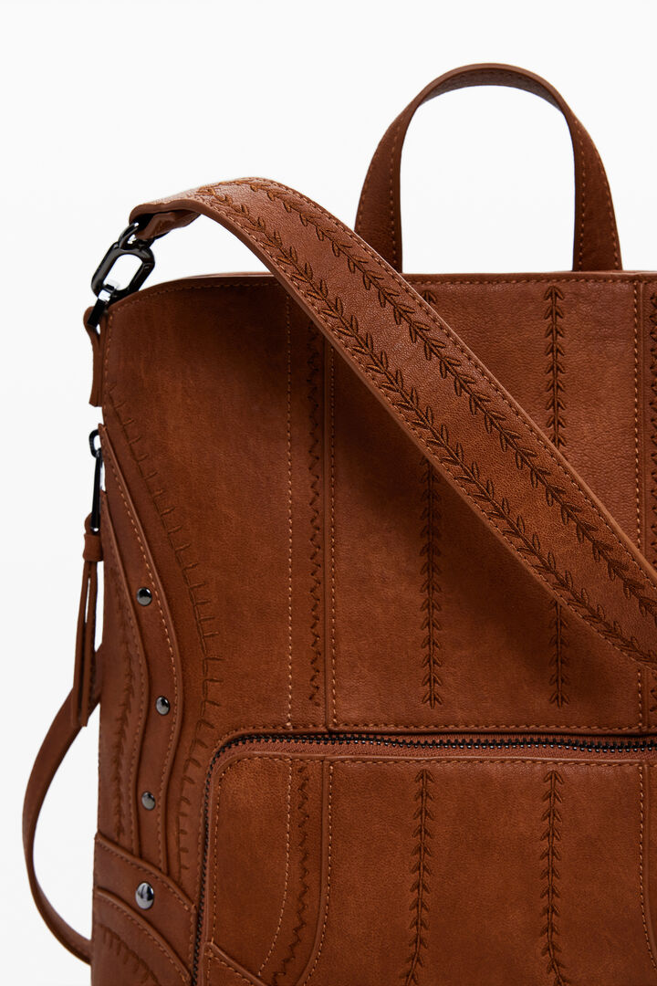 Medium embroidered backpack | Desigual