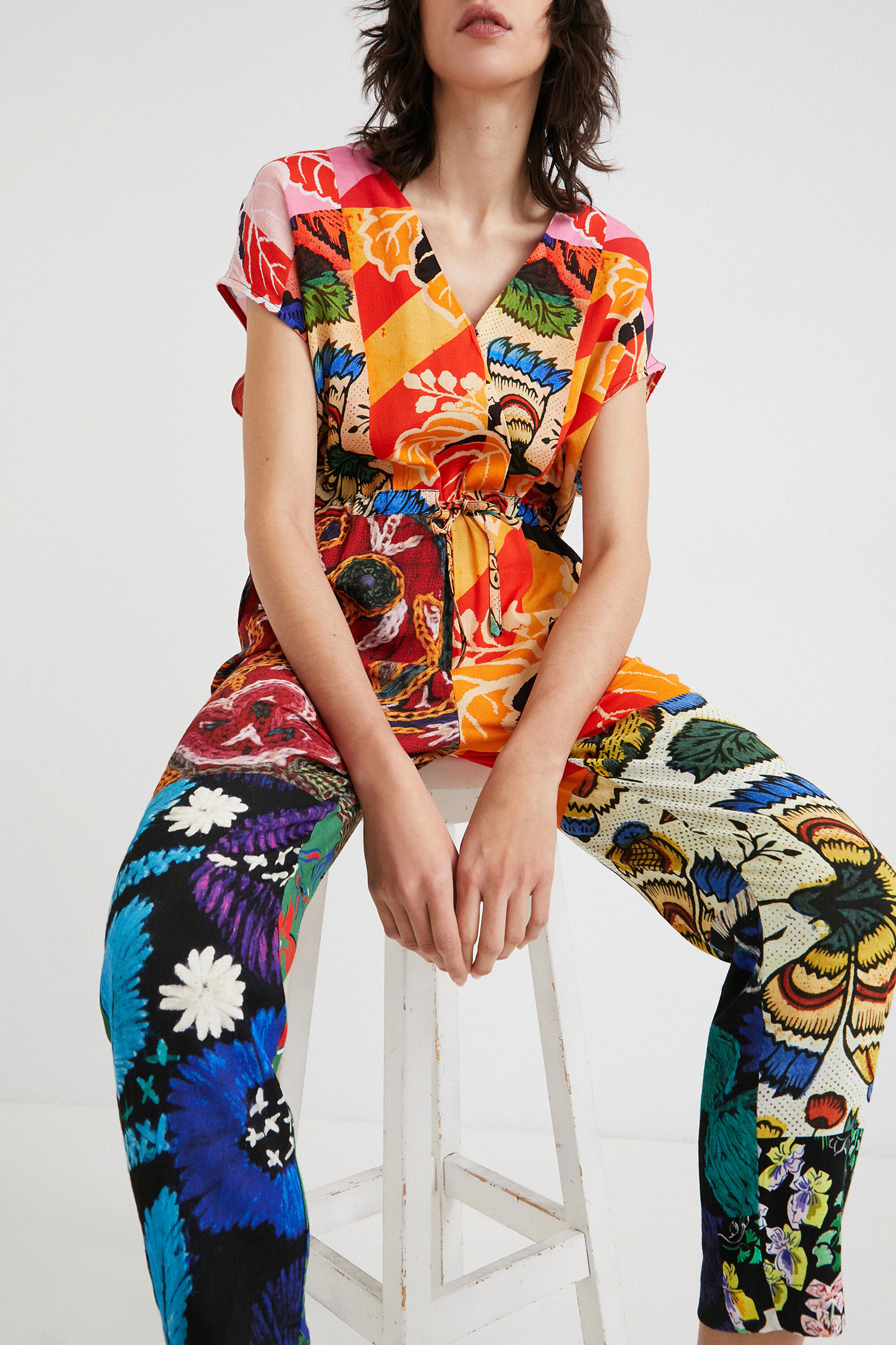 M. Christian Lacroix wrap jumpsuit Desigual