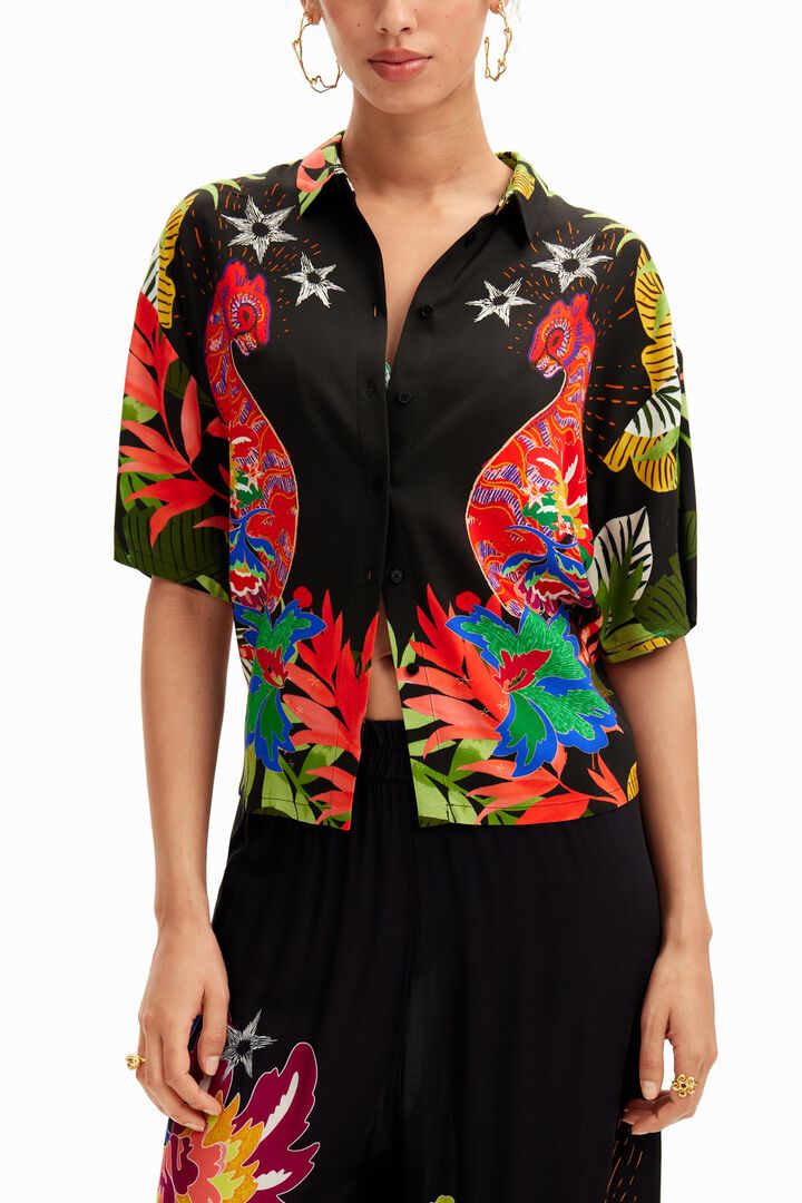 Majica s tropskim printom | Desigual