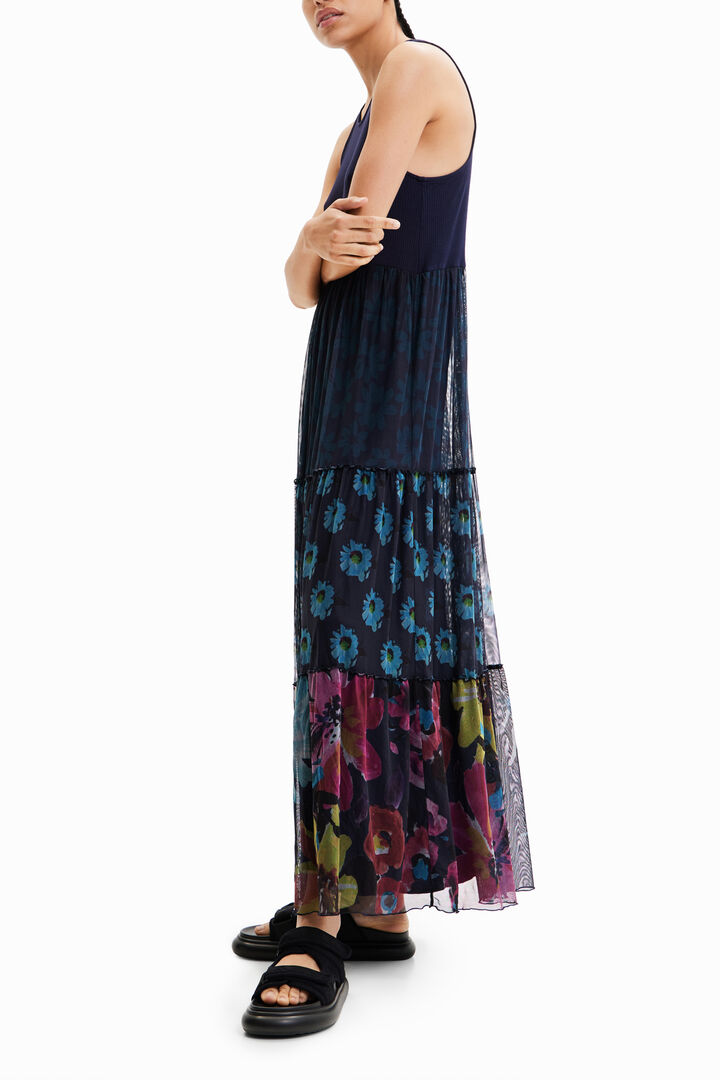 Langes Kleid Tüll | Desigual