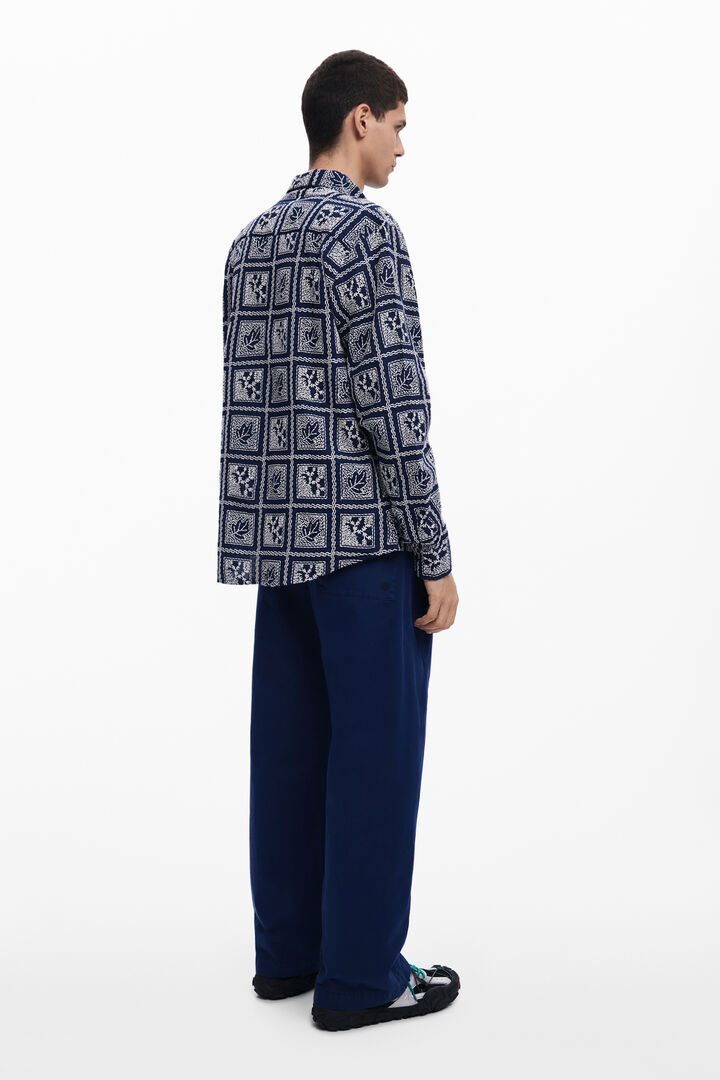 Camisa de màniga llarga de quadres | Desigual