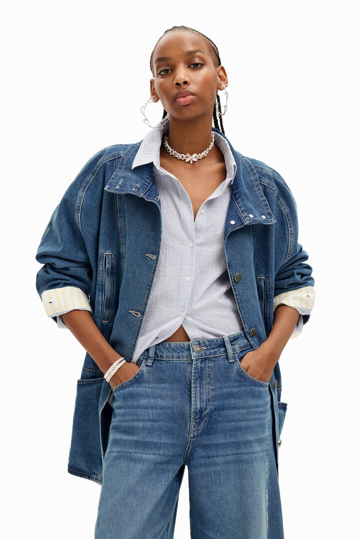 Jean long à coupe droite. | Desigual