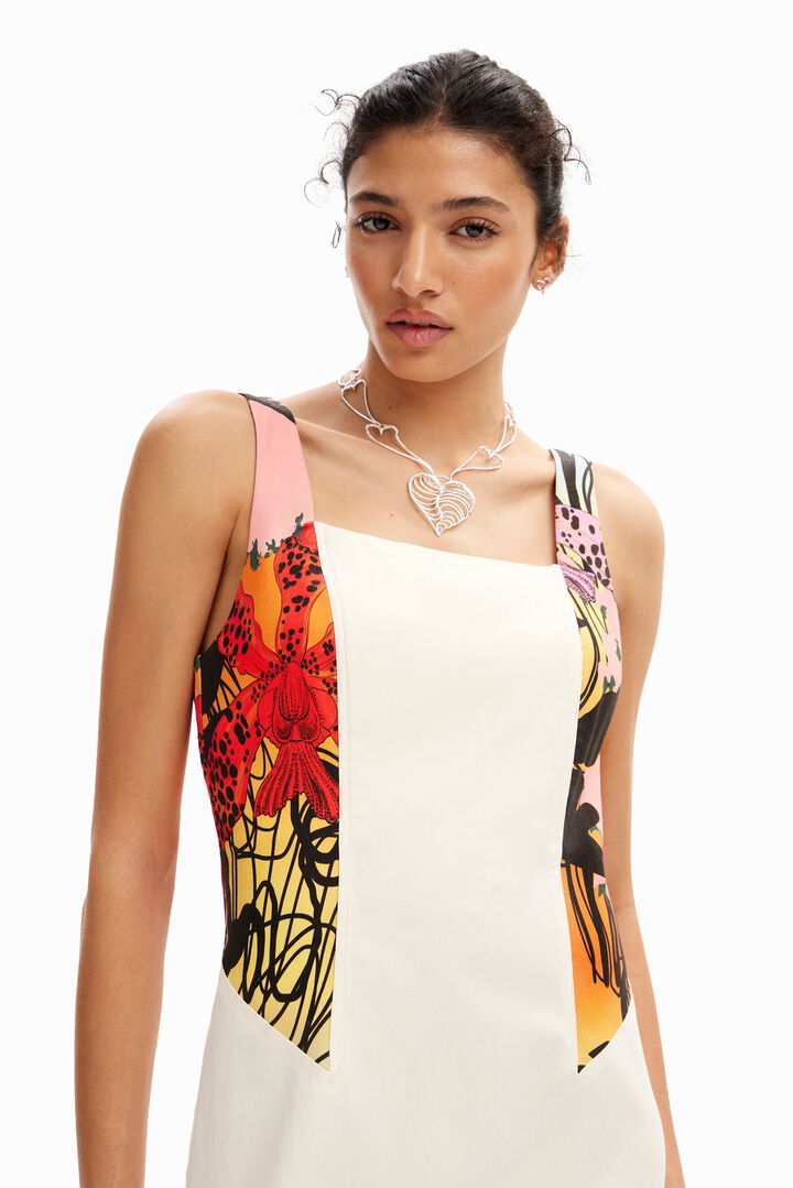 M. Christian Lacroix orchid mini dress | Desigual