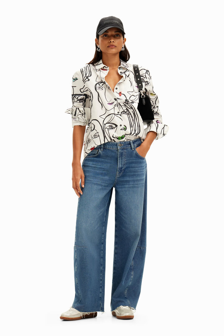 Arty faces shirt | Desigual